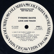 Charger l'image dans la galerie, Tyrone Davis : Love And Touch (LP, Album, Promo)

