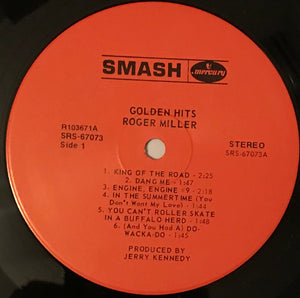 Roger Miller : Golden Hits (LP, Comp, Club)