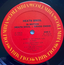 Load image into Gallery viewer, Heath Bros.* Plus Brass Choir Featuring Stanley Cowell : In Motion (LP, Album, Ter)
