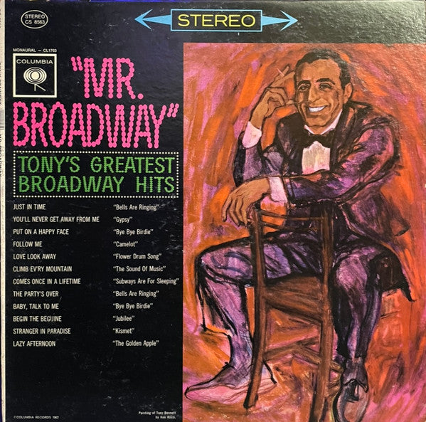 Tony Bennett : Mr. Broadway (Tony's Greatest Broadway Hits) (LP, Comp, Pit)