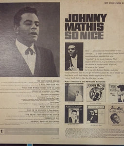 Johnny Mathis : So Nice (LP, Album, Mono)