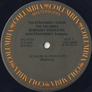 Stravinsky* - The Columbia Symphony Orchestra* : The Stravinsky Album (2xLP, Comp, RE, Gat)