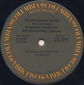 Stravinsky* - The Columbia Symphony Orchestra* : The Stravinsky Album (2xLP, Comp, RE, Gat)