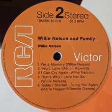 Load image into Gallery viewer, Willie Nelson : Willie Nelson &amp; Family (LP, Album, Club, RE, RM, Ora)
