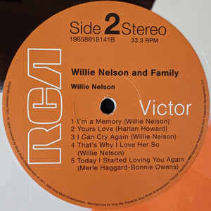 Willie Nelson : Willie Nelson & Family (LP, Album, Club, RE, RM, Ora)