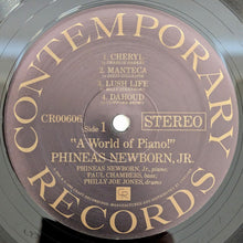 Laden Sie das Bild in den Galerie-Viewer, Phineas Newborn Jr. : A World Of Piano! (LP, Album, RE, 180)
