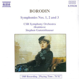 Borodin* - Stephen Gunzenhauser, CSR Symphony Orchestra (Bratislava)* : Symphonies Nos. 1, 2, And 3 (CD, Album)