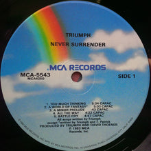 Load image into Gallery viewer, Triumph (2) : Never Surrender (LP, Album, RE, RM)
