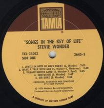 Load image into Gallery viewer, Stevie Wonder : Songs In The Key Of Life (2xLP, Wad + 7", EP + Album)
