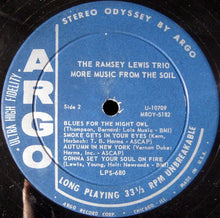 Load image into Gallery viewer, The Ramsey Lewis Trio : More Music From The Soil (LP, Album)
