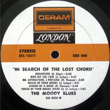 Load image into Gallery viewer, The Moody Blues : In Search Of The Lost Chord (LP, Album, RP, W -)
