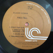 Load image into Gallery viewer, The Richard Sussman Quintet : Free Fall (LP, Album)
