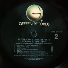 Laden Sie das Bild in den Galerie-Viewer, Elton John : Greatest Hits Volume III, 1979-1987 (LP, Comp, All)
