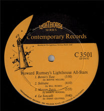 Laden Sie das Bild in den Galerie-Viewer, Howard Rumsey's Lighthouse All-Stars : Sunday Jazz A La Lighthouse, Vol. 1 (LP, Album, RE, RM, 2nd)
