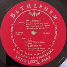 Charger l'image dans la galerie, Max Bennett : Max Bennett (10", Album, Mono, Scr)
