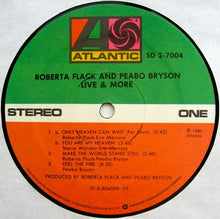 Load image into Gallery viewer, Roberta Flack And Peabo Bryson : Live &amp; More (2xLP, Album, PR )
