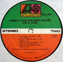 Load image into Gallery viewer, Roberta Flack And Peabo Bryson : Live &amp; More (2xLP, Album, PR )
