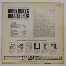 Laden Sie das Bild in den Galerie-Viewer, Buddy Holly : Buddy Holly&#39;s Greatest Hits (LP, Comp, Mono, Pin)
