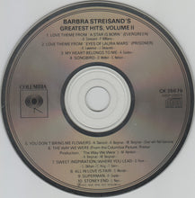 Charger l&#39;image dans la galerie, Barbra Streisand : Barbra Streisand&#39;s Greatest Hits - Volume 2 (CD, Comp, RE)
