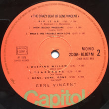 Laden Sie das Bild in den Galerie-Viewer, Gene Vincent : The Crazy Beat Of Gene Vincent (LP, Comp, Mono, RE)
