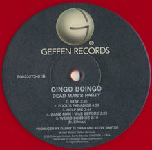 Load image into Gallery viewer, Oingo Boingo : Dead Man's Party (LP, Album, RE, RP, Red)

