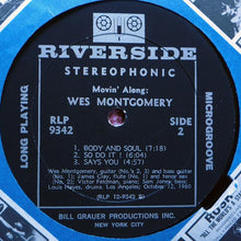 Load image into Gallery viewer, Wes Montgomery : Movin' Along (LP, Album)
