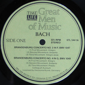 Johann Sebastian Bach : Great Men Of Music (4xLP, Comp + Box)