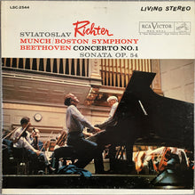 Charger l'image dans la galerie, Sviatoslav Richter, Munch*, Boston Symphony* / Beethoven* : Concerto No. 1 / Sonata Op. 54 (LP, Hol)
