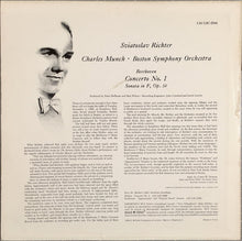 Charger l'image dans la galerie, Sviatoslav Richter, Munch*, Boston Symphony* / Beethoven* : Concerto No. 1 / Sonata Op. 54 (LP, Hol)
