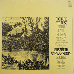 Richard Strauss - Elisabeth Schwarzkopf, George Szell Conducting The Berlin Radio Symphony Orchestra* : Four Last Songs (LP, Album)