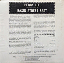 Laden Sie das Bild in den Galerie-Viewer, Miss Peggy Lee* : Basin Street East Proudly Presents Miss Peggy Lee Recorded At The Fabulous New York Club (LP, Album, RE, Abr)
