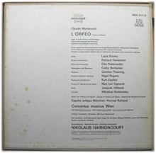 Charger l&#39;image dans la galerie, Claudio Monteverdi, Capella Antiqua*, Concentus Musicus Wien, Nikolaus Harnoncourt : L&#39;Orfeo, Favola In Musica (3xLP + Box)
