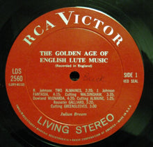 Laden Sie das Bild in den Galerie-Viewer, Julian Bream : The Golden Age Of English Lute Music (LP)
