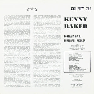 Kenny Baker (4) : Portrait Of A Bluegrass Fiddler (LP, Album)