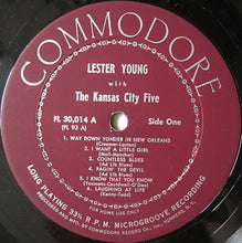 Load image into Gallery viewer, Lester Young : Lester Young With The Kansas City Five (LP, Comp)
