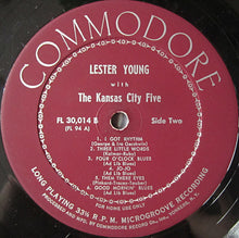 Load image into Gallery viewer, Lester Young : Lester Young With The Kansas City Five (LP, Comp)
