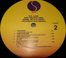 Load image into Gallery viewer, k.d. lang and the reclines : Angel With A Lariat (LP, Album)
