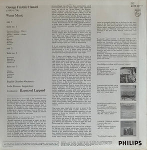 Handel*, Raymond Leppard, English Chamber Orchestra : Watermusic (LP, Sil)