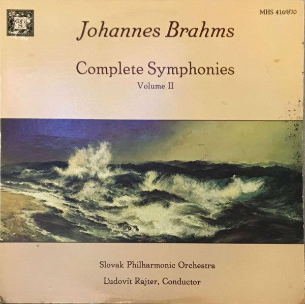 Johannes Brahms / Slovak Philharmonic Orchestra : Complete Symphonies Volume II (2xLP, Album)