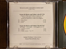 Charger l&#39;image dans la galerie, Wolfgang Amadeus Mozart, Itzhak Perlman, Daniel Barenboim : Sonaten Für Klavier Und Violine = Sonatas For Piano And Violin K. 526 &amp; K. 547 (CD, Album, PDO)
