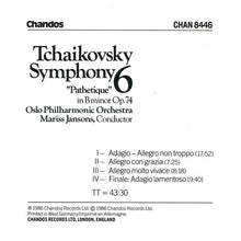 Load image into Gallery viewer, Tchaikovsky* - Oslo Philharmonic Orchestra*, Mariss Jansons : Symphony 6 &quot;Pathetique&quot; In B Minor Op. 74 (CD)
