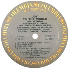 Charger l&#39;image dans la galerie, The Mormon Tabernacle Choir* / The Philadelphia Brass Ensemble And Percussion* / Richard Condie* / Alexander Schreiner : Joy To The World (LP, Album)
