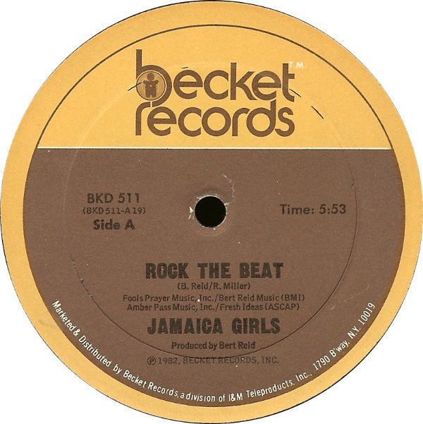 Jamaica Girls : Rock The Beat (12