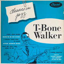 Load image into Gallery viewer, T-Bone Walker : Classics In Jazz (10", Album, Mono)
