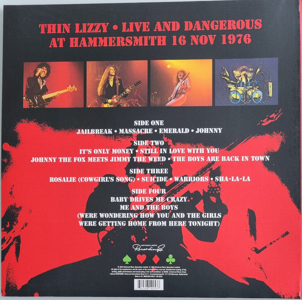 Buy Thin Lizzy : Live And Dangerous At Hammersmith 16 Nov 1976 