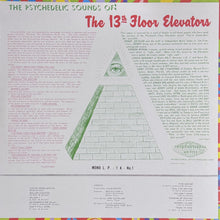 Laden Sie das Bild in den Galerie-Viewer, 13th Floor Elevators : The Psychedelic Sounds Of The 13th Floor Elevators (LP, Album, Mono, RE, RM, Hal)
