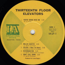 Laden Sie das Bild in den Galerie-Viewer, 13th Floor Elevators : The Psychedelic Sounds Of The 13th Floor Elevators (LP, Album, Mono, RE, RM, Hal)
