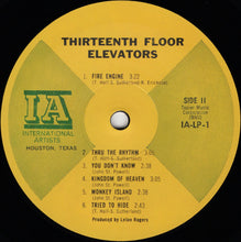 Laden Sie das Bild in den Galerie-Viewer, 13th Floor Elevators : The Psychedelic Sounds Of The 13th Floor Elevators (LP, Album, Mono, RE, RM, Hal)
