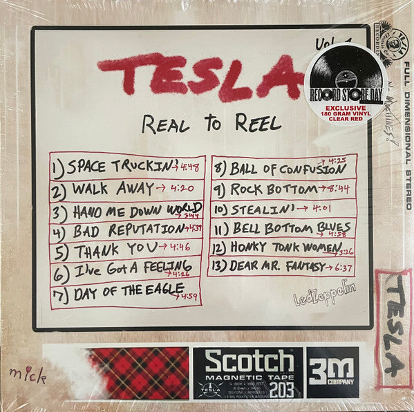 Tesla : Real to Reel, Vol. 1 (2xLP, Album, RSD, RE, RM, Red)
