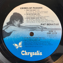 Laden Sie das Bild in den Galerie-Viewer, Pat Benatar : Crimes Of Passion (LP, Album, RP, San)
